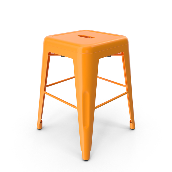Metal Stool Orange PNG & PSD Images Metal Stool Orange PNG & PSD Images