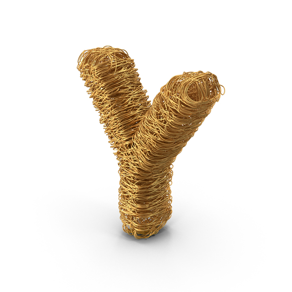 Language: Metal Wire Letter Y PNG & PSD Images