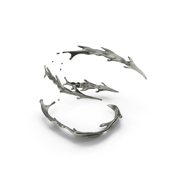 Metallic: Metallic Spiral Splash PNG & PSD Images Metallic: Metallic Spiral Splash PNG & PSD Images