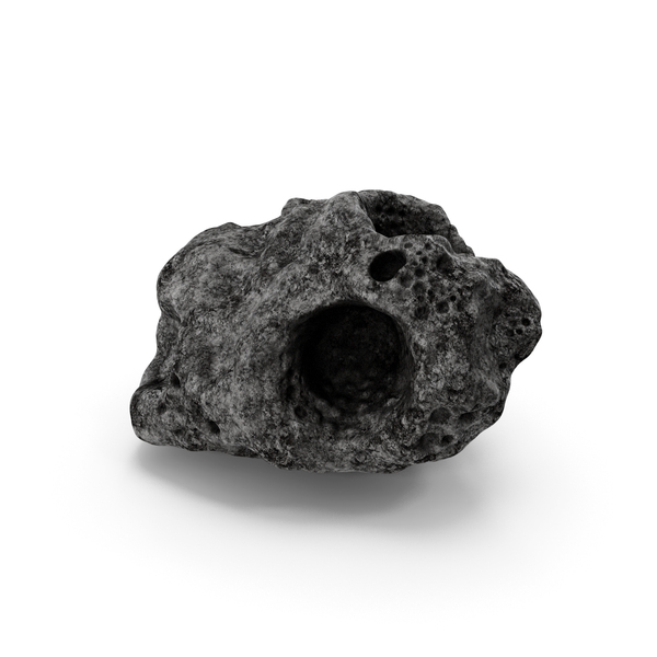 Asteroid: Meteorite Black PNG & PSD Images