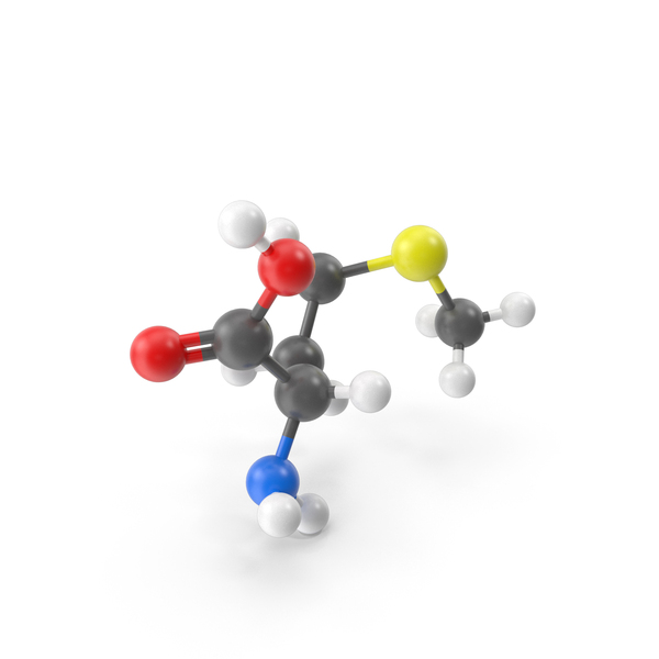Methionine Molecule PNG & PSD Images
