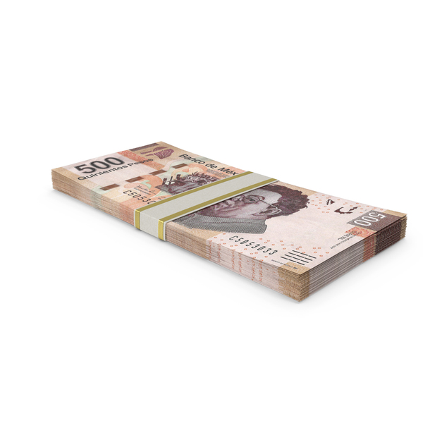 Mexican Peso Banknote Stack PNG & PSD Images Mexican Peso Banknote Stack PNG & PSD Images