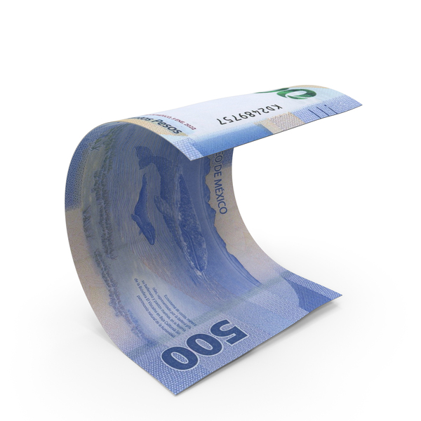 Currency: Mexico 500 Pesos Money Note Bend PNG & PSD Images Currency: Mexico 500 Pesos Money Note Bend PNG & PSD Images
