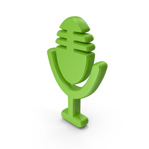 Retro Microphone: Mic Symbol Green PNG & PSD Images Retro Microphone: Mic Symbol Green PNG & PSD Images