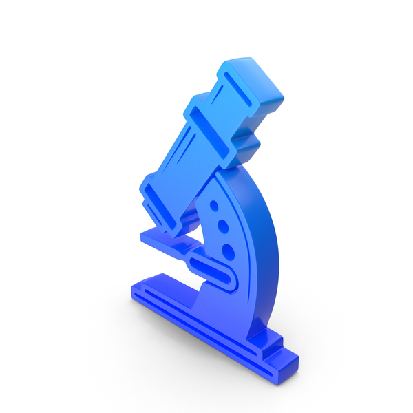 Microscope: Micro Scope Science Blue PNG & PSD Images