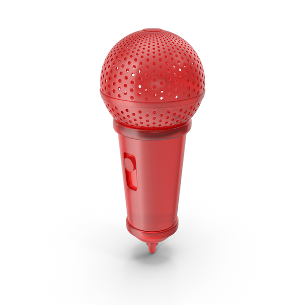 MICROPHONE CARTOON RED PNG & PSD Images