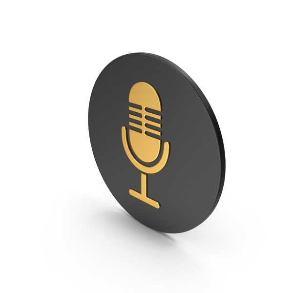 Computer: Microphone Gold Icon PNG & PSD Images Computer: Microphone Gold Icon PNG & PSD Images