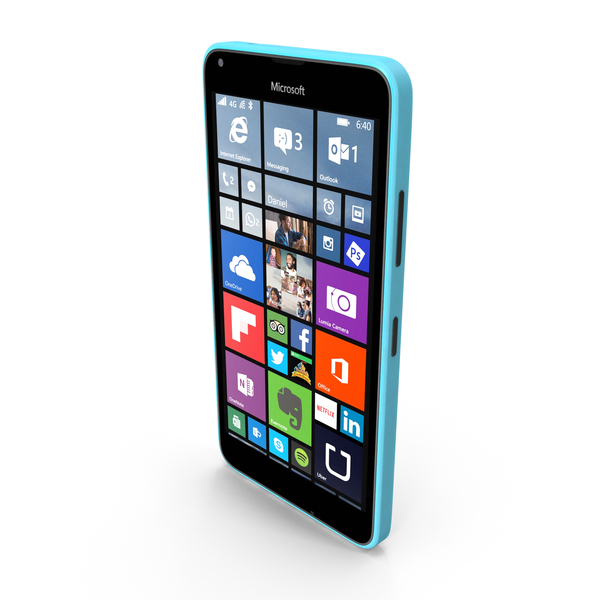 Smartphone: Microsoft Lumia 640 Dual SIM Glossu Cyan PNG & PSD Images Smartphone: Microsoft Lumia 640 Dual SIM Glossu Cyan PNG & PSD Images