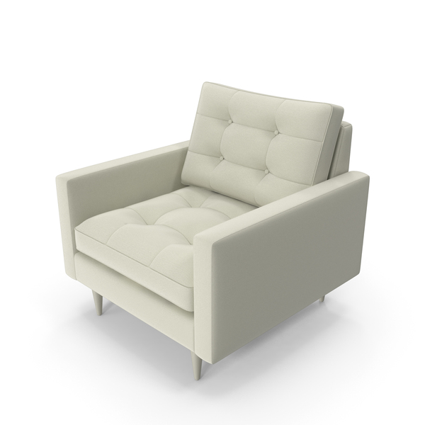 Mid Century Chair Cream PNG & PSD Images Mid Century Chair Cream PNG & PSD Images