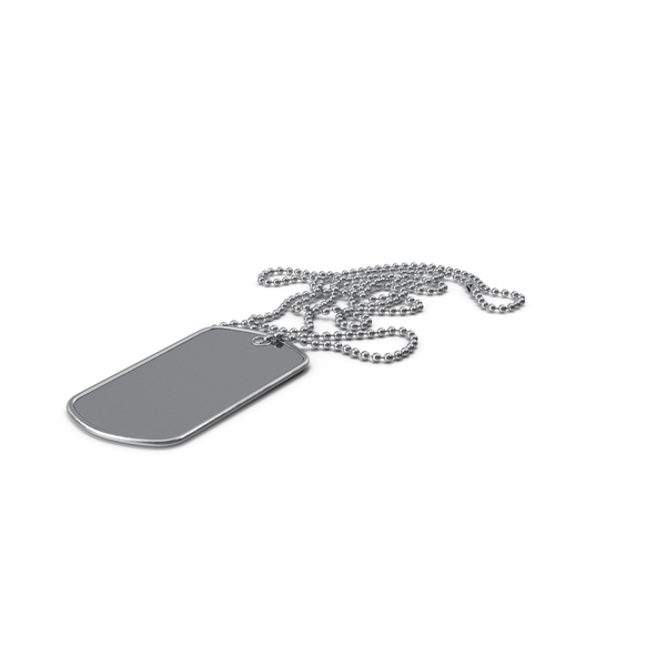 Military Dog Tag with Chain Blank PNG Images & PSDs for Download ...