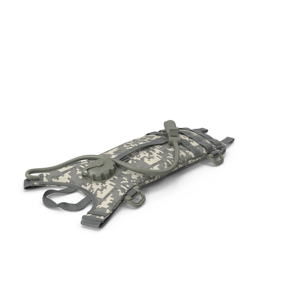 Military Hydration Backpack Carrier Lying PNG & PSD Images