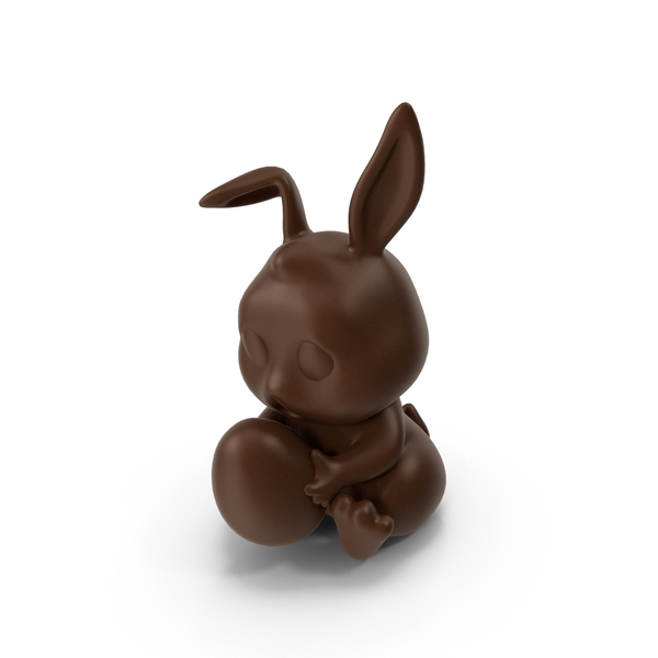 Milk Chocolate Bunny PNG & PSD Images Milk Chocolate Bunny PNG & PSD Images