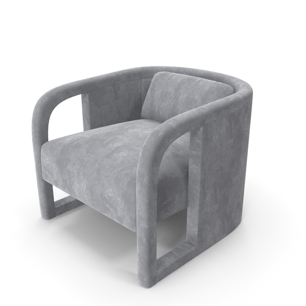 Chair: Milo Baughman Curved Velvet Club Chairs PNG & PSD Images