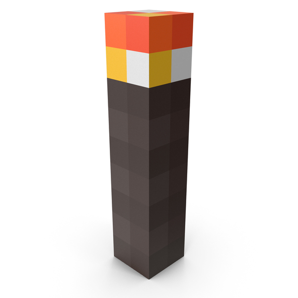 Video Games: Minecraft Torch PNG & PSD Images