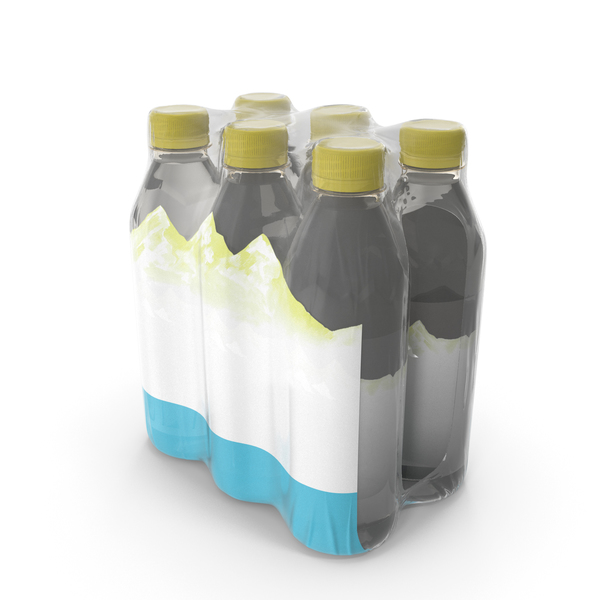 Mineral Water 500ml 6 Bottle Pack PNG & PSD Images