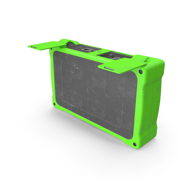 Mini OTDR OpenPort Green Used PNG & PSD Images