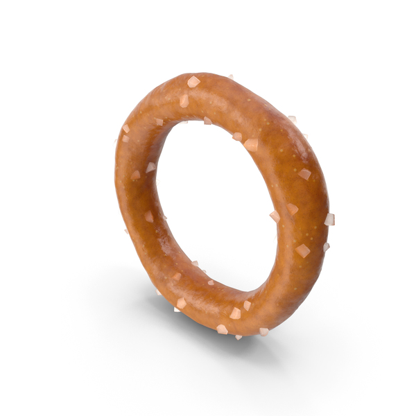 Mini Pretzel Ring with Salt PNG & PSD Images