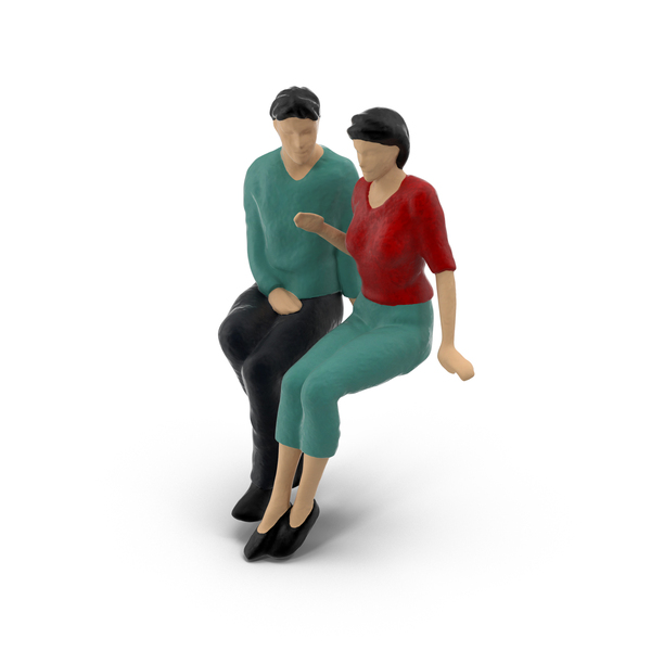 Miniature Toy Couple PNG & PSD Images