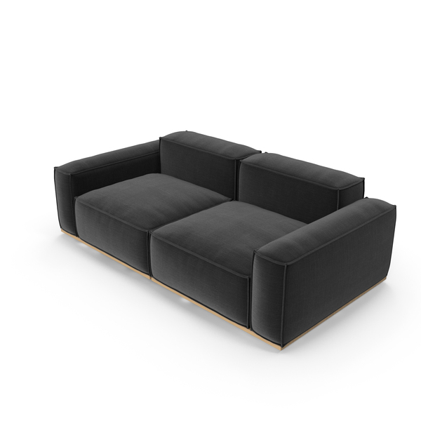Minimal Sofa (Black) PNG & PSD Images Minimal Sofa (Black) PNG & PSD Images