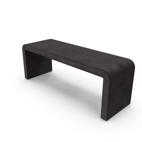 Minimalist Upholstered Coffee Table PNG & PSD Images