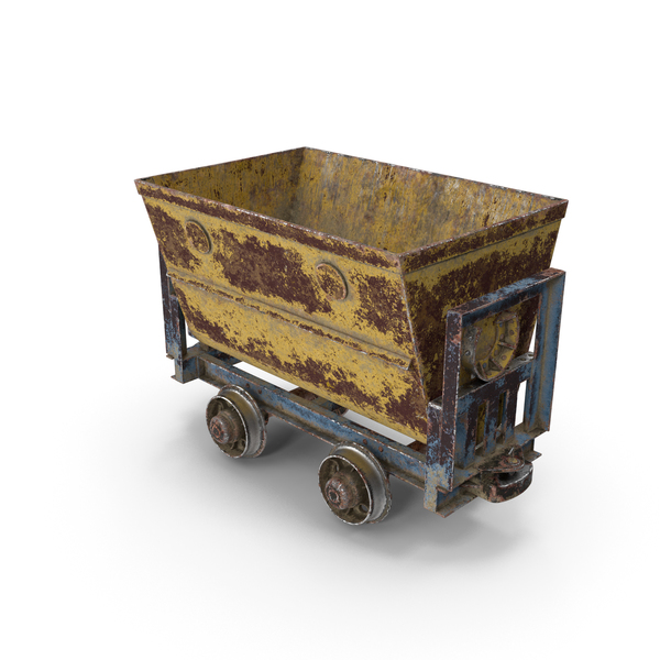 Mining Cart Rusted PNG & PSD Images