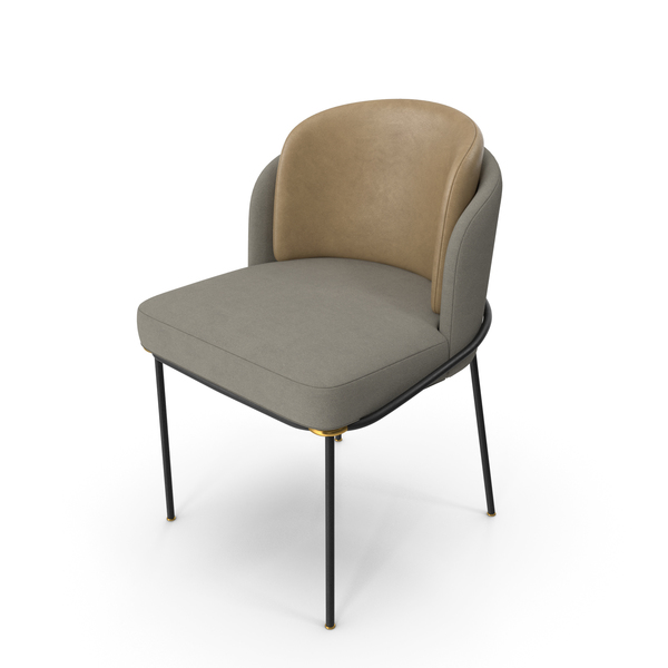Minotti Fil Noir Dining Chair PNG & PSD Images