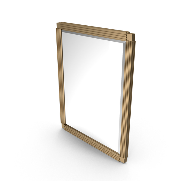 Interior: Mirror In A Metal Frame PNG & PSD Images Interior: Mirror In A Metal Frame PNG & PSD Images