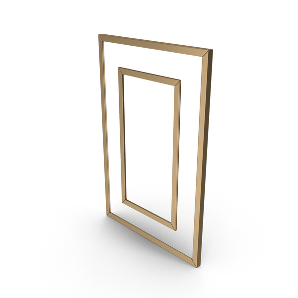 Wall: Mirror In A Metal Frame Titania PNG & PSD Images