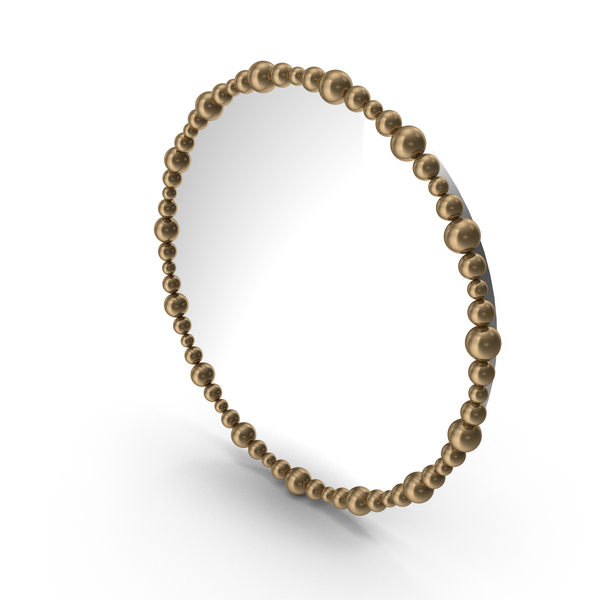 Wall: Mirror In A Metal Frame PNG & PSD Images
