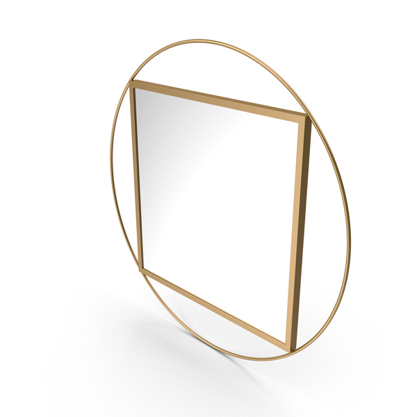 Wall: Mirror In A Metal Frame PNG & PSD Images Wall: Mirror In A Metal Frame PNG & PSD Images