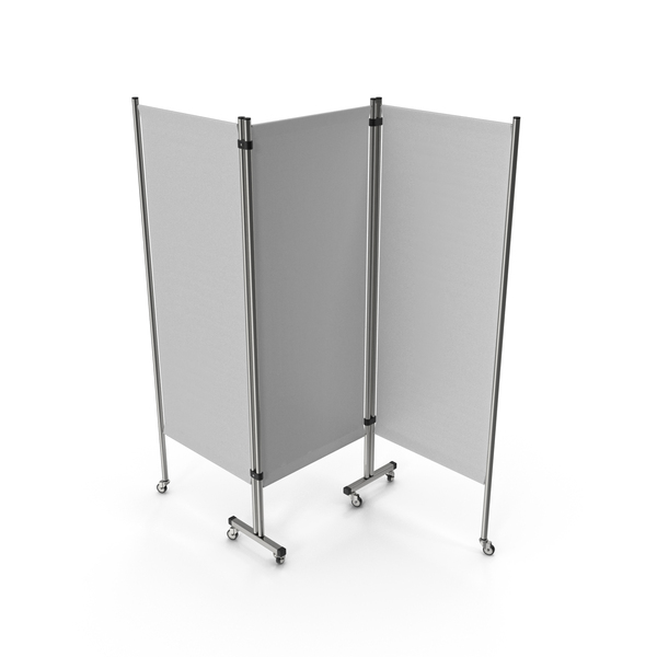 Mobile Folding Hospital Privacy Screen PNG & PSD Images