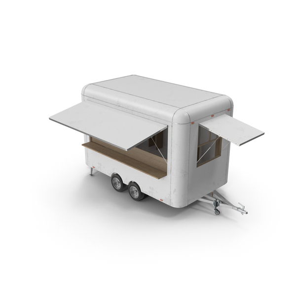Van: Mobile Food Trailer White Empty PNG & PSD Images Van: Mobile Food Trailer White Empty PNG & PSD Images