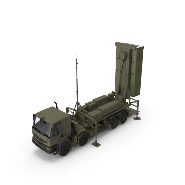 Mobile Medium Range Air Defense Missile System Armed Position PNG ...