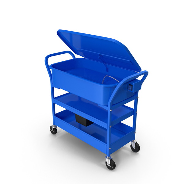 Cleaning: Mobile Parts Washer Cart PNG & PSD Images