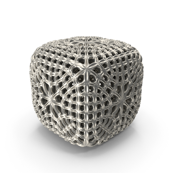 Cube: Modern Art Object Silver PNG & PSD Images Cube: Modern Art Object Silver PNG & PSD Images