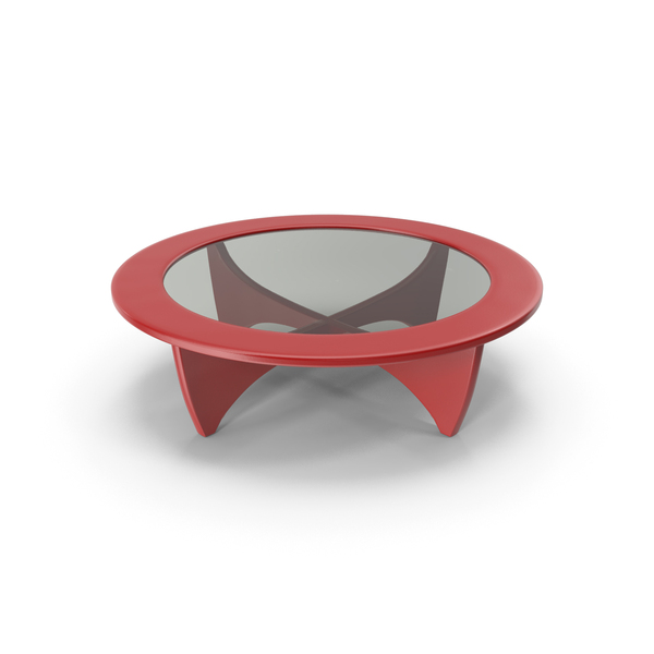 Modern Coffee Table Red PNG & PSD Images