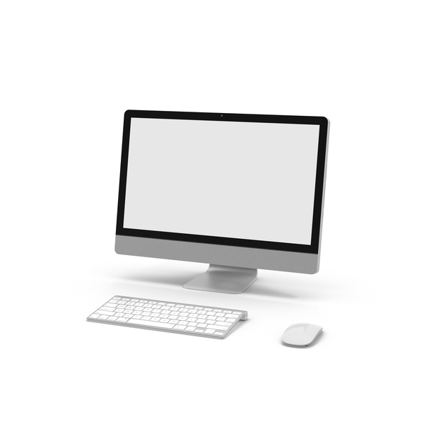 Modern Computer Setup PNG & PSD Images