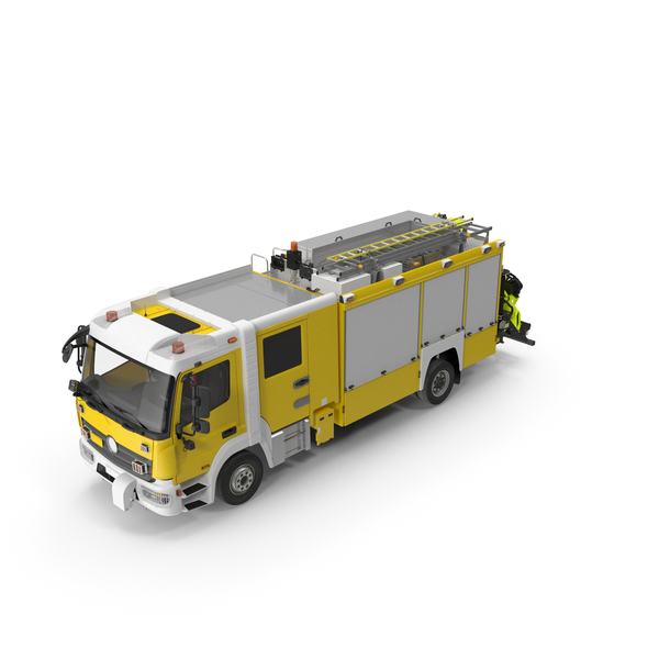 Engine: Modern Fire Truck Simple Interior PNG & PSD Images