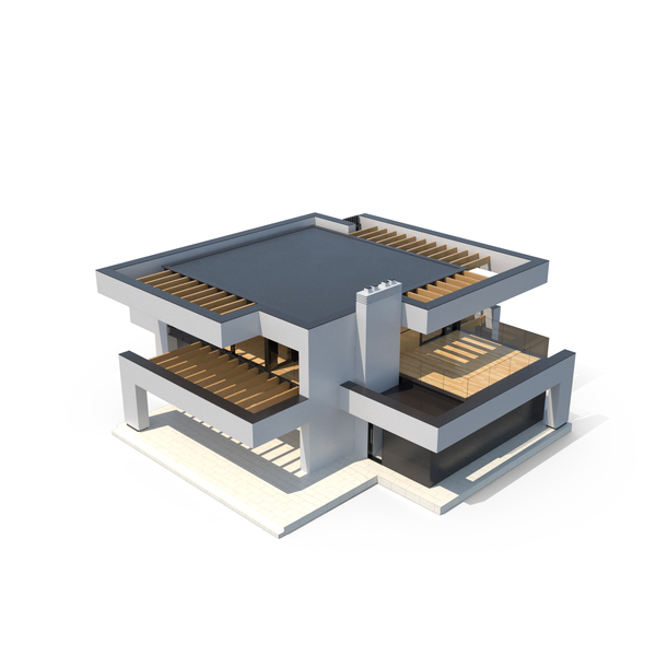 Modern House White PNG & PSD Images Modern House White PNG & PSD Images