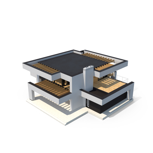 Modern House White PNG & PSD Images Modern House White PNG & PSD Images