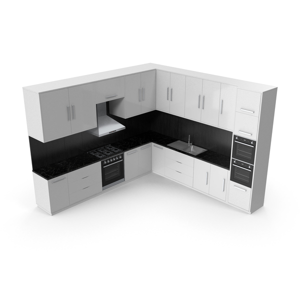 Set: Modern Kitchen Unit PNG & PSD Images Set: Modern Kitchen Unit PNG & PSD Images