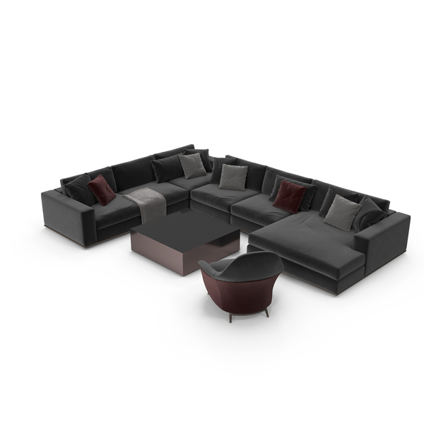 Modern Living Room Furniture Set PNG & PSD Images Modern Living Room Furniture Set PNG & PSD Images