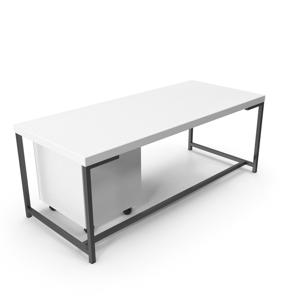 Workstation: Modern Office Desk PNG & PSD Images