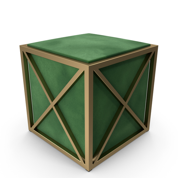 Rest: Modern Square Gold And Green Upholstered Foot Stool Ottoman PNG & PSD Images Rest: Modern Square Gold And Green Upholstered Foot Stool Ottoman PNG & PSD Images