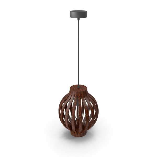 Modern Wooden Lattice Chandelier PNG & PSD Images