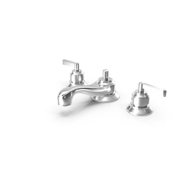 Faucet: Moderne Widespread Lavatory Set PNG & PSD Images