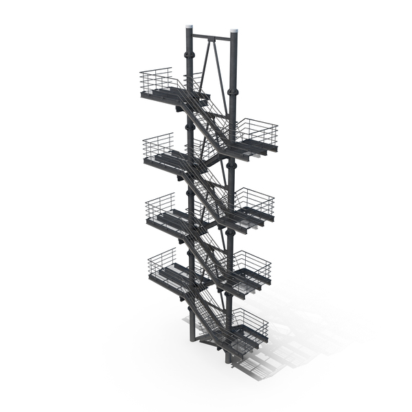 Modular Fire Escape Black PNG & PSD Images Modular Fire Escape Black PNG & PSD Images