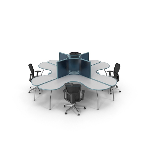 Workstation: Modular Office PNG & PSD Images