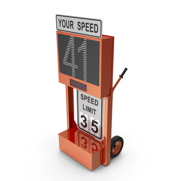 Electronic Traffic Sign: Modular Speed Display Dolly PNG & PSD Images Electronic Traffic Sign: Modular Speed Display Dolly PNG & PSD Images