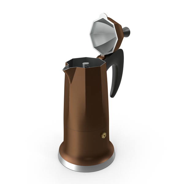 Coffee: Moka Espresso Pot PNG & PSD Images